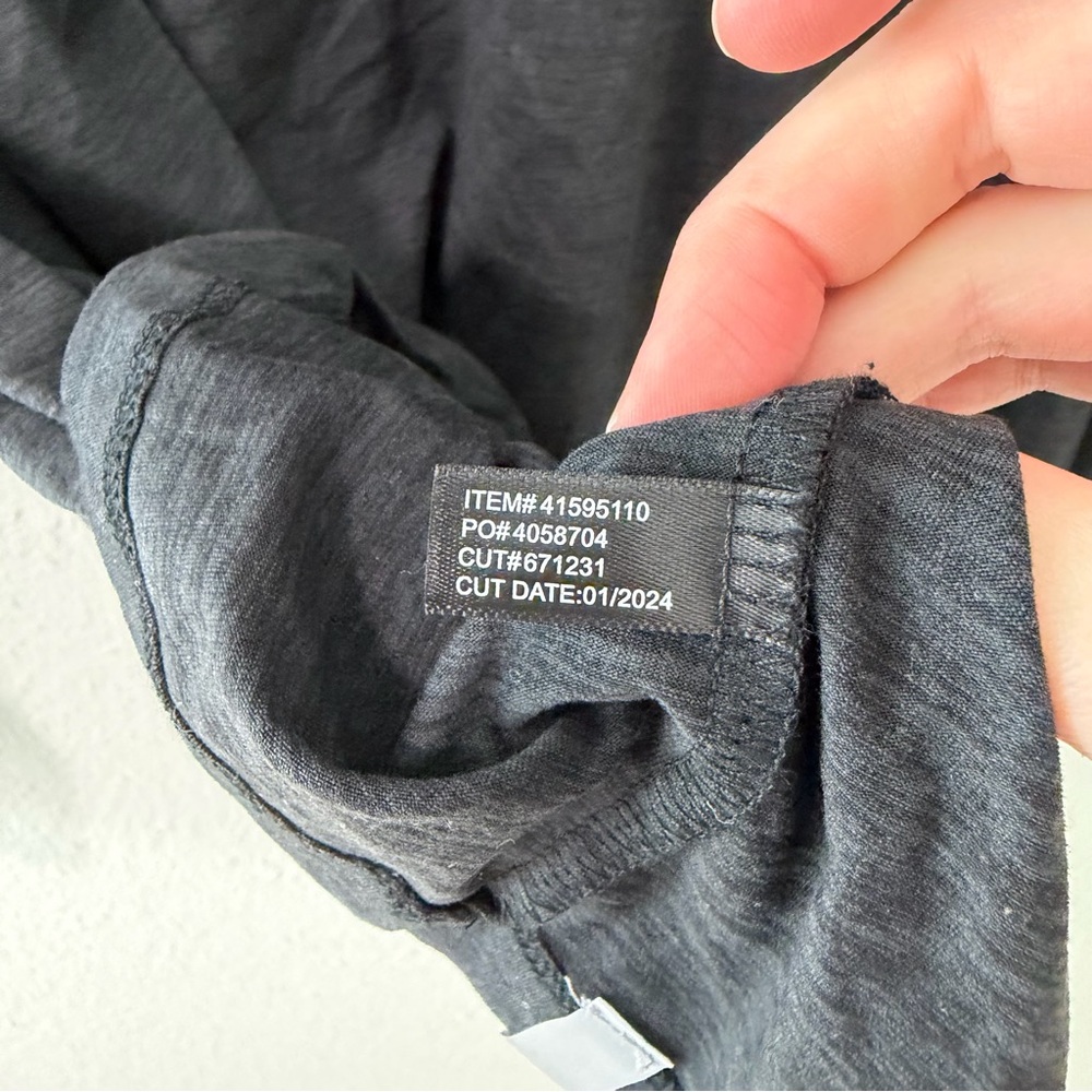 Torrid Super Soft Performance Jersey Half Zip Pullover Black 1X - Picture 7 of 8